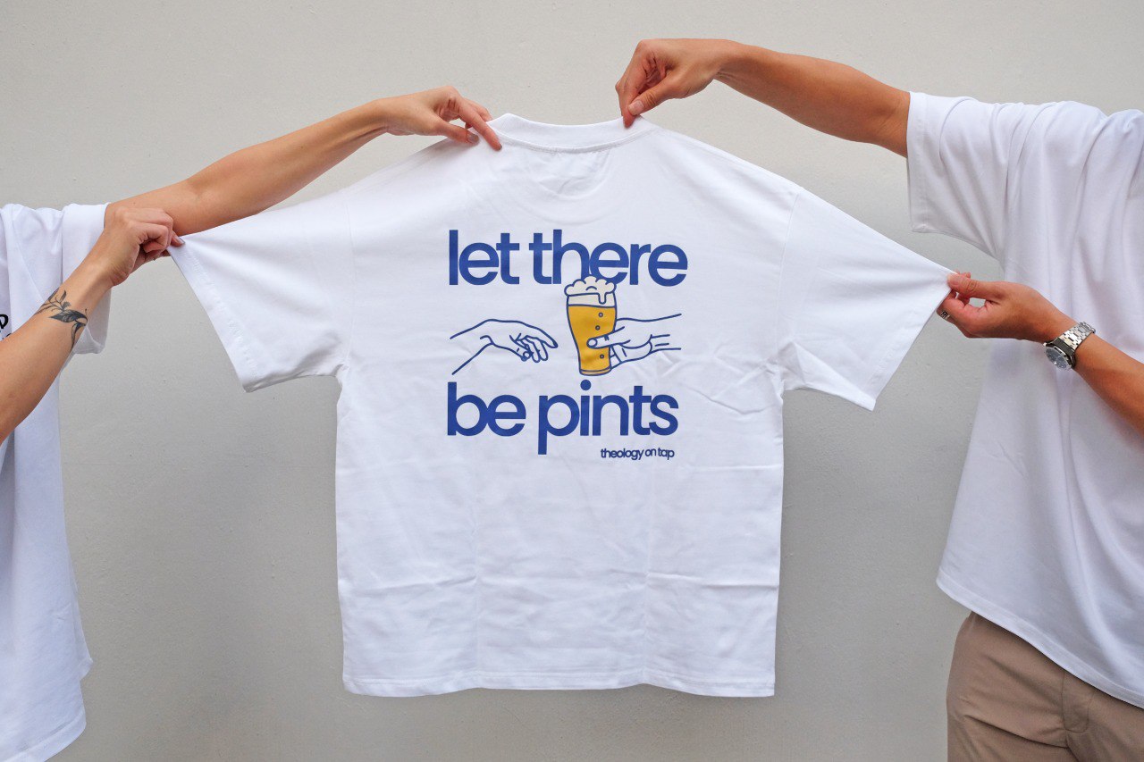 "Let there be pints" tee