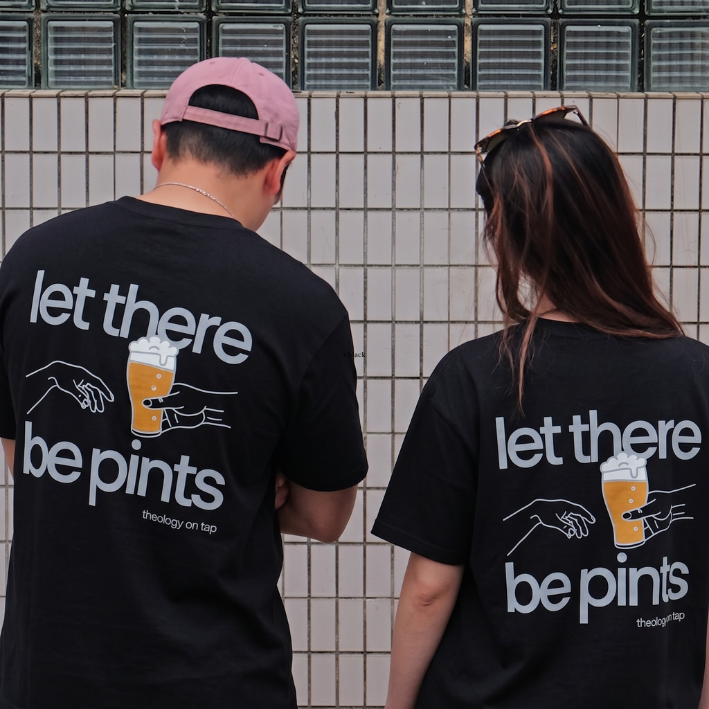 "Let there be pints" tee